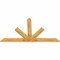 Ekena Millwork Saratoga Rough Sawn Timber Gable Bracket, Western Red Cedar, 84"W x 49"H x 2"D x 6"F, 14/12 Pitch GBW084X49X0206SAR00RWR - alternate 2